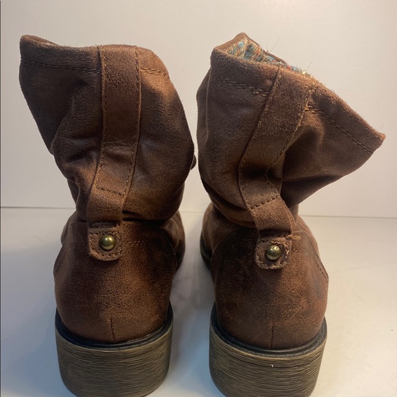 Brown Lace-Up Ankle Boots - Picture 7 of 10